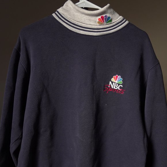 NBC Sports Turtleneck Vintage Sweater - MEDIUM - Picture 1 of 4